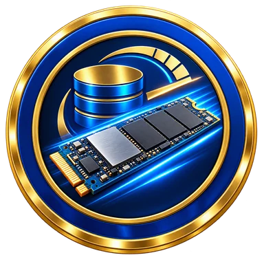 NVMe solid-state storage emblem